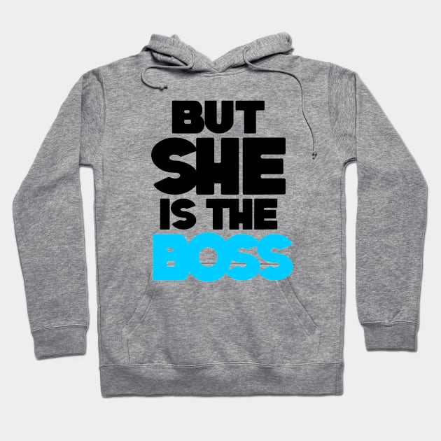 SHE IS THE BOSS Hoodie by BabyOnesiesPH